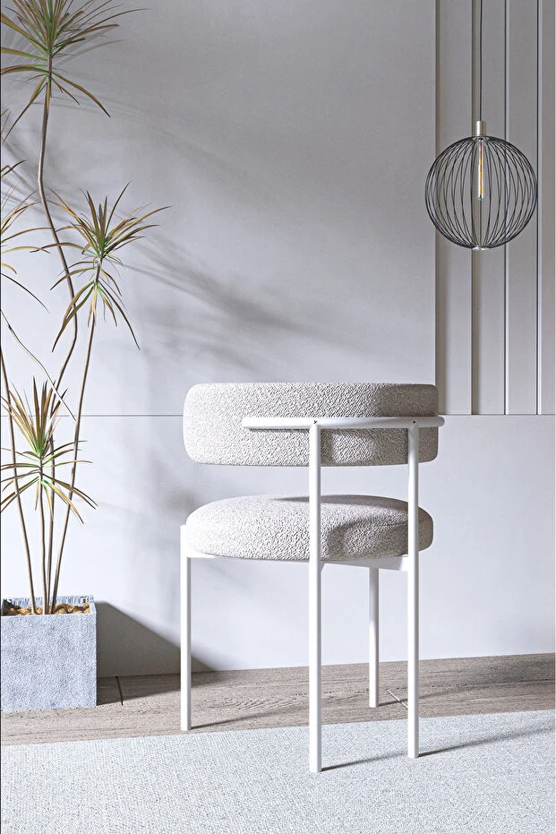 Veyron Teddy Sandalye 80x140 Yemek Masası Mutfak Masası 6 Sandalyeli Masa Sandalye Takım